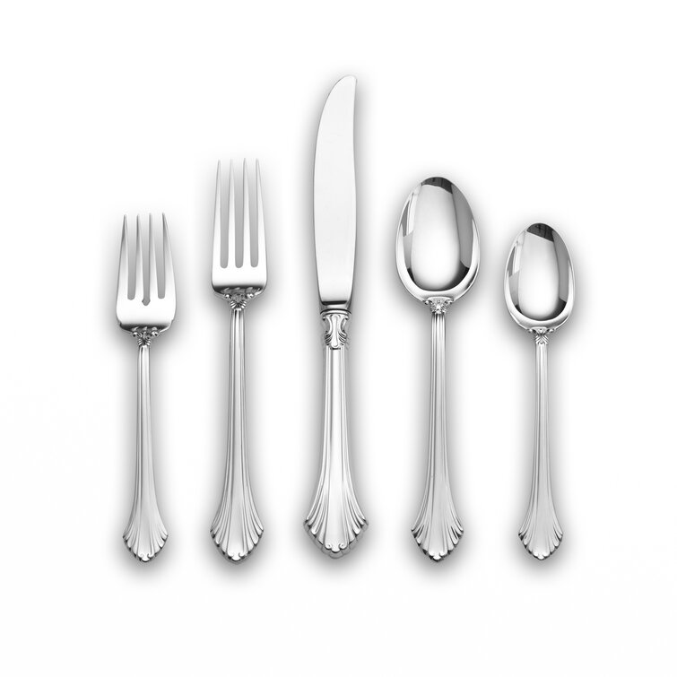 Wallace Sterling Silver French Regency 66 Piece Flatware Set